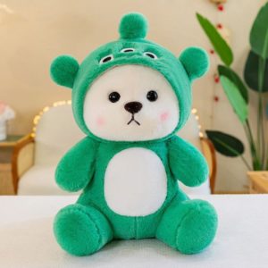 Медведь в костюме зеленый 18035-38